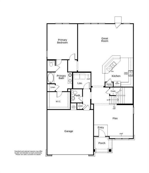 This floor plan features 4 bedrooms, 2 full baths, 1 half bath and over 2,600 square feet of living space.