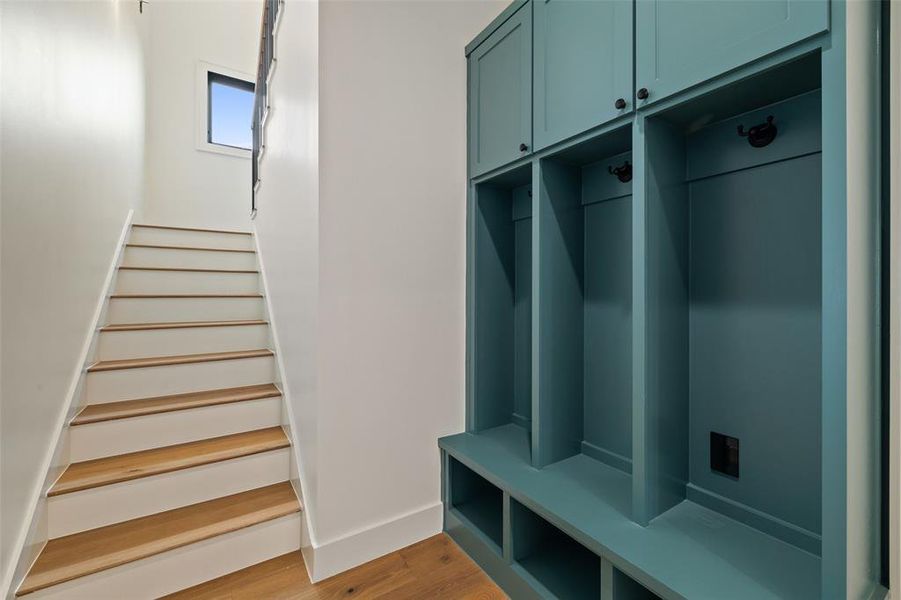 Mudroom and Stairs