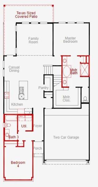 1st Floor Diagram