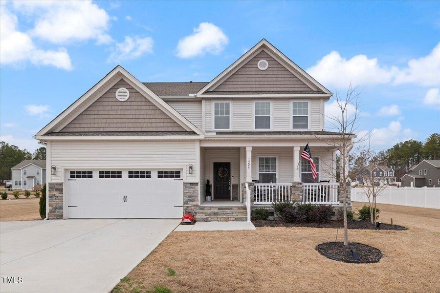 New construction Single-Family house 1224 Huffington Oak Drive, Willow Spring, NC 27592 - photo