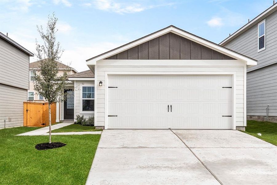 Single story open layout includes a host of impressive upgrades such as WI-Fi enabled garage door opener with ability to link to Amazon Key, programmable thermostat and blinds at front window.