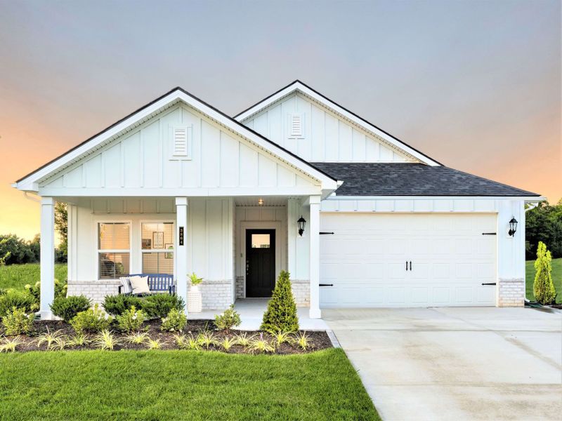 The Newport floorplan modeled at Westwind Reserve in Murfreesboro, TN.