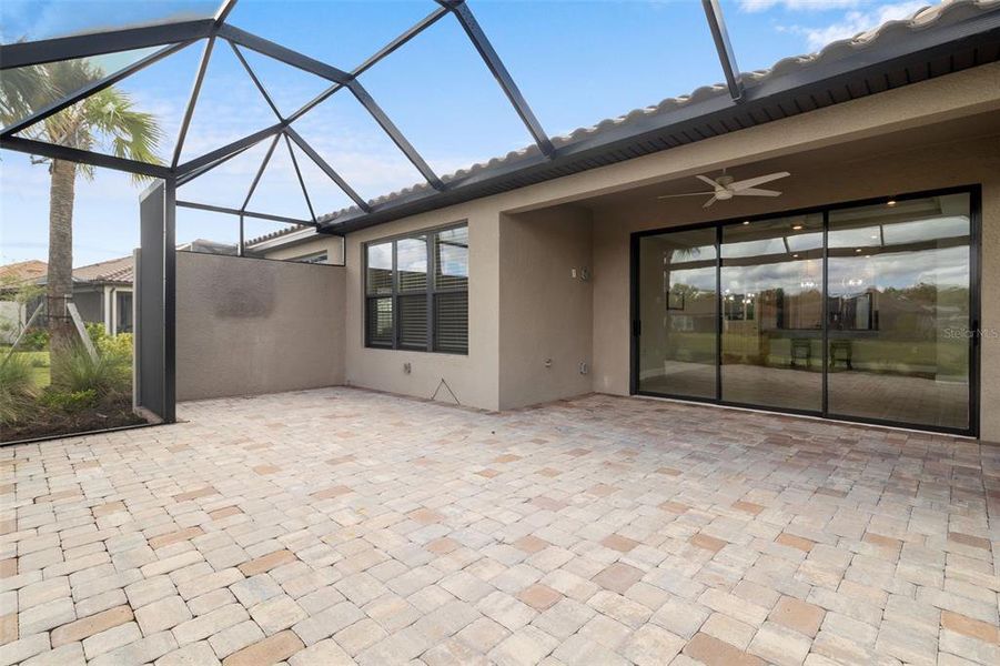 Extended Screen Enclosed Lanai with Lake View