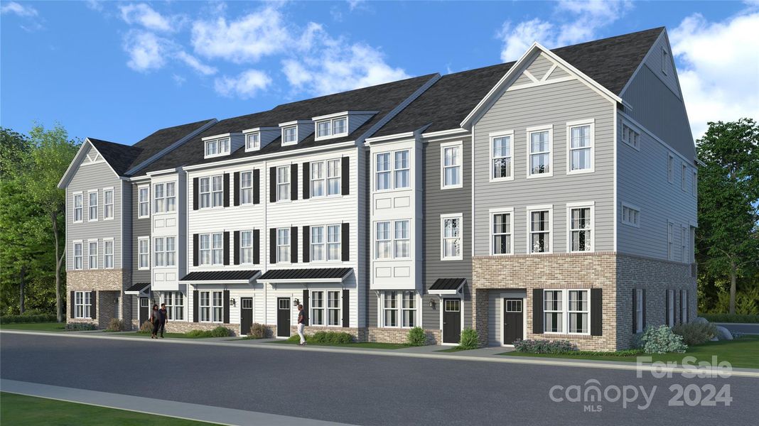 New construction Townhouse house 110 Wesser Street, Davidson, NC 28036 Norman- photo