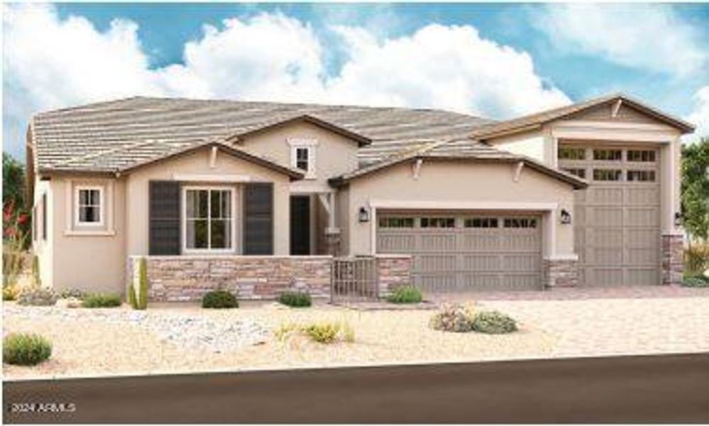 New construction Single-Family house 21738 E Bonanza Way, Queen Creek, AZ 85142 - photo