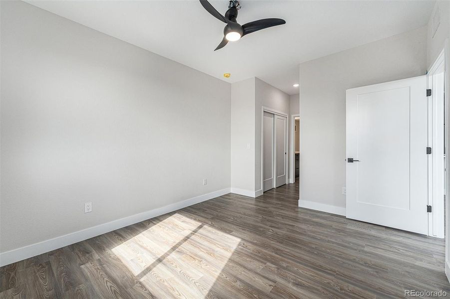 Primary bedroom to bath area