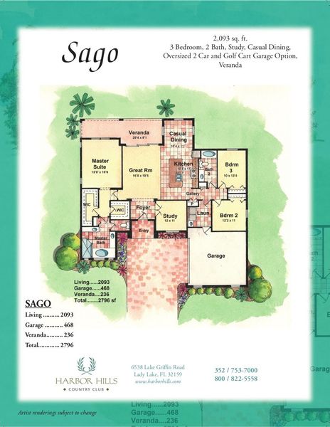New construction Single-Family house Sago, 6538 Lake Griffin Road, Lady Lake, FL 32159 - photo