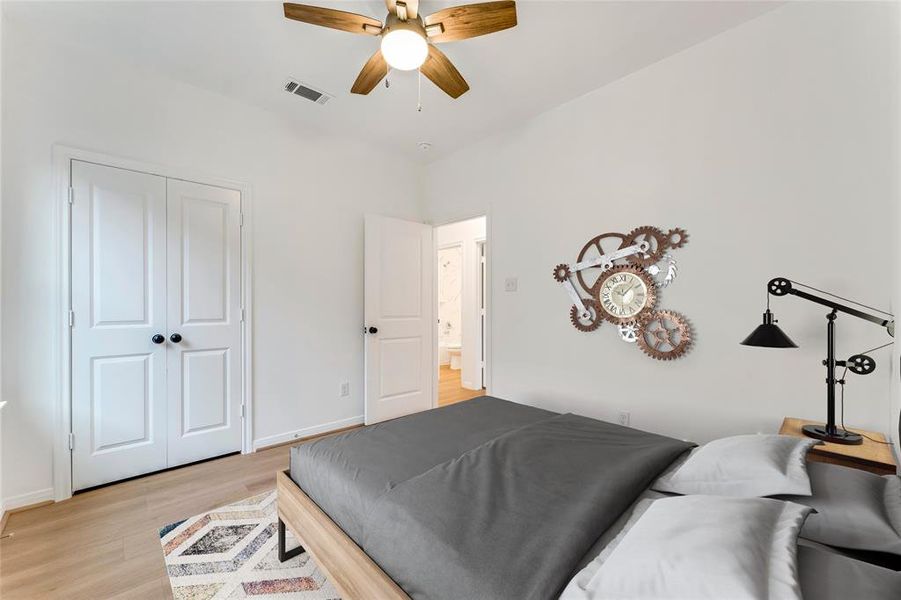 Third Bedroom - The third bedroom features a spacious closet, ensuring ample storage for all your needs.