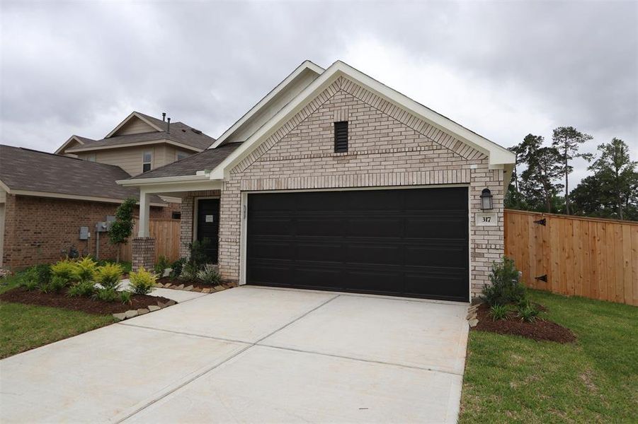New construction Single-Family house 317 Harbor Bend Court, Willis, TX 77378 Periwinkle - Smart Series- photo