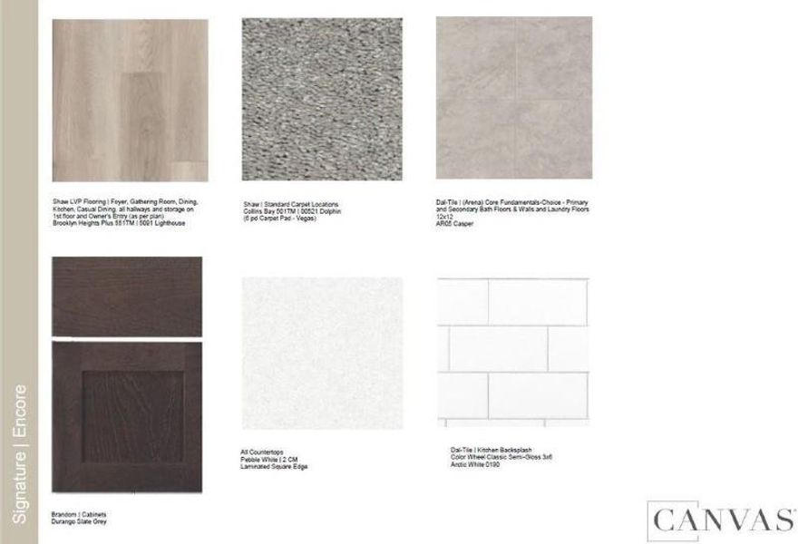 Design Selections. Home is currently under construction, selections subject to change.