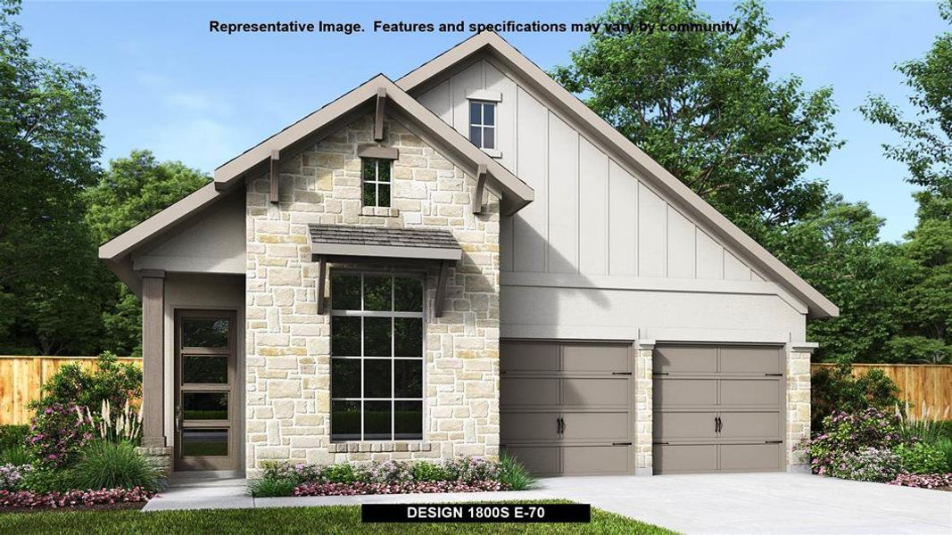 New construction Single-Family house Design 1800S, 309 Langhorne Bend, Liberty Hill, TX 78642 - photo