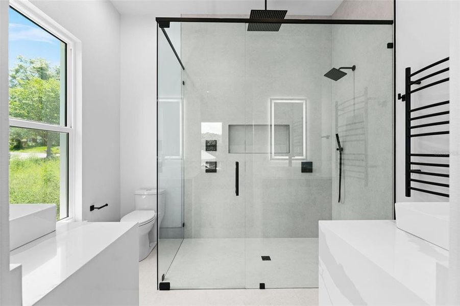 Main Floor Primary Bathroom / Zero Entry Shower