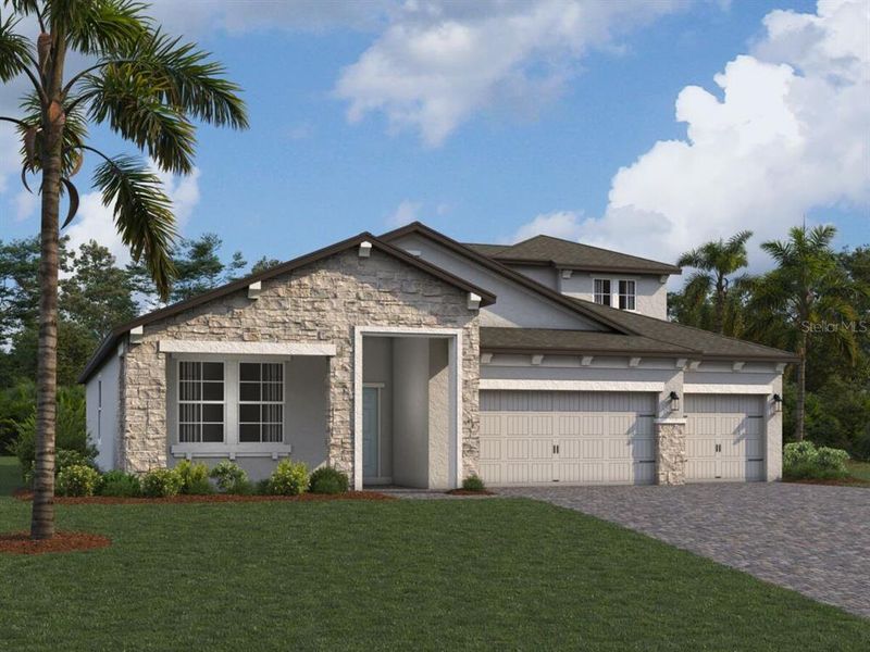 New construction Single-Family house 2505 Clary Sage Drive, Spring Hill, FL 34609 Corina  III Bonus- photo