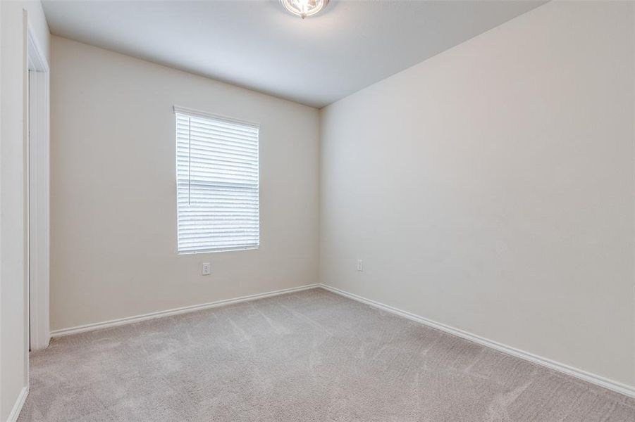 Unfurnished room featuring carpet flooring