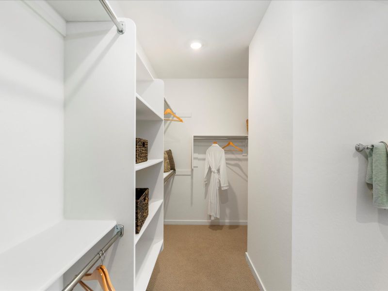 Primary Walk-In Closet in Arlo Floorplan at Abel Ranch