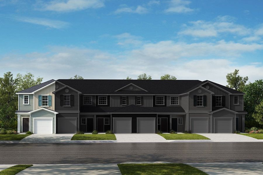 New construction Townhouse house Plan 1598, 10807 Ponderosa Service Rd., Raleigh, NC 27614 - photo
