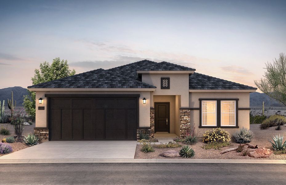 New construction Single-Family house Bluebell, 43717 Cypress Lane, Maricopa, AZ 85138 - photo