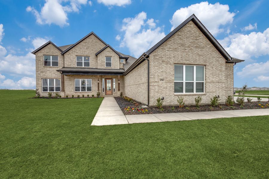 New construction Single-Family house Texan (Side Entry), Bassett Lane, Forney, TX 75126 - photo