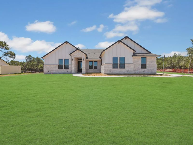 New construction Single-Family house Bandera, 209 Bold Sundown, Liberty Hill, TX 78642 - photo