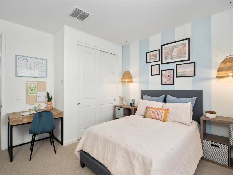 Bedroom in Lark Floorplan at Silva Farms