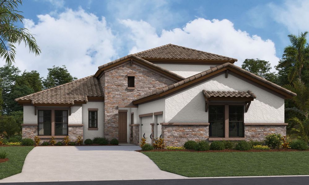 New construction Single-Family house Sand Key II, 10517 Meadowrun Drive, Lithia, FL 33547 - photo