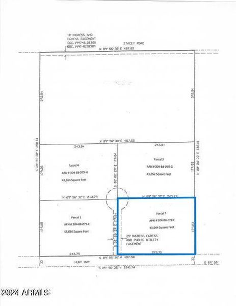 Land Divison Site Plan-26761 S 181st Pl,