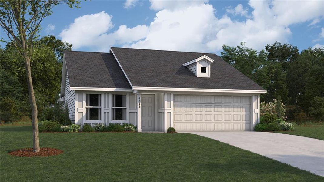 New construction Single-Family house 11407 Forest Lawn Road, Justin, TX 76078 Whitton - photo