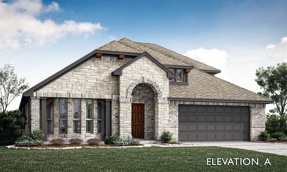 New construction Single-Family house Hawthorne II, 305 River Meadows Lane, Denton, TX 76226 - photo