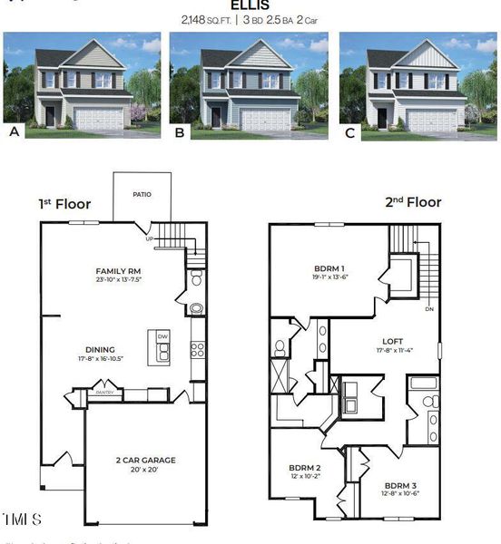 Ellis Floorplan MLS