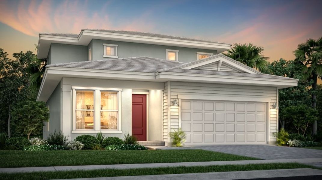 New construction Single-Family house Sycamore, 5750 Phoenix Palm Ct, Delray Beach, FL 33484 - photo