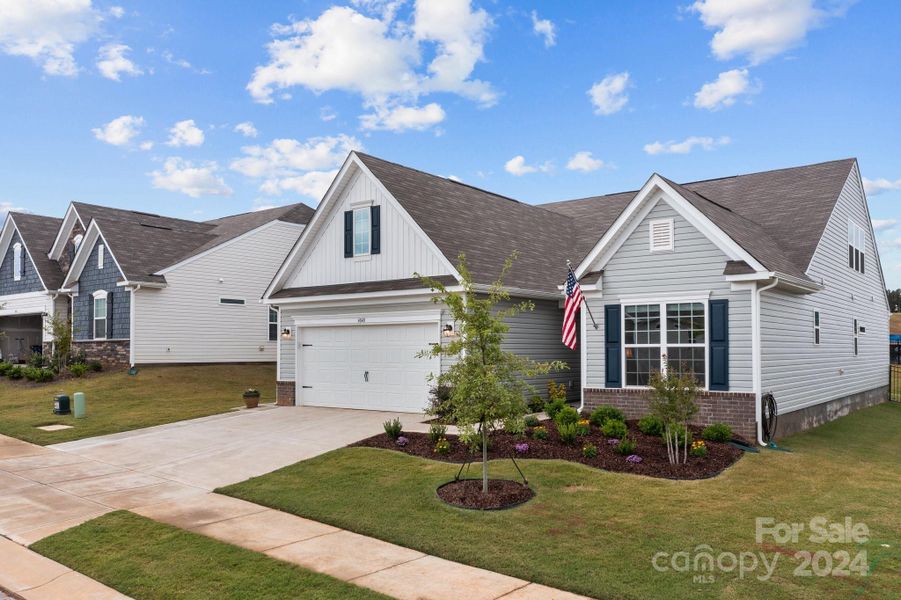 Upgraded landscaping and a beautiful budding neighborhood!