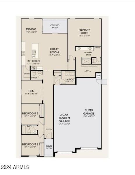 floor plan 575