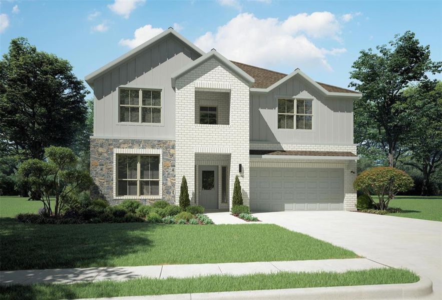 New construction Single-Family house 256 Hope Orchards Drive, Lavon, TX 75166 Winters- photo