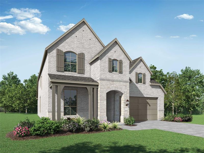 New construction Single-Family house 1818 Finn Avenue, Van Alstyne, TX 75495 Redford Plan- photo