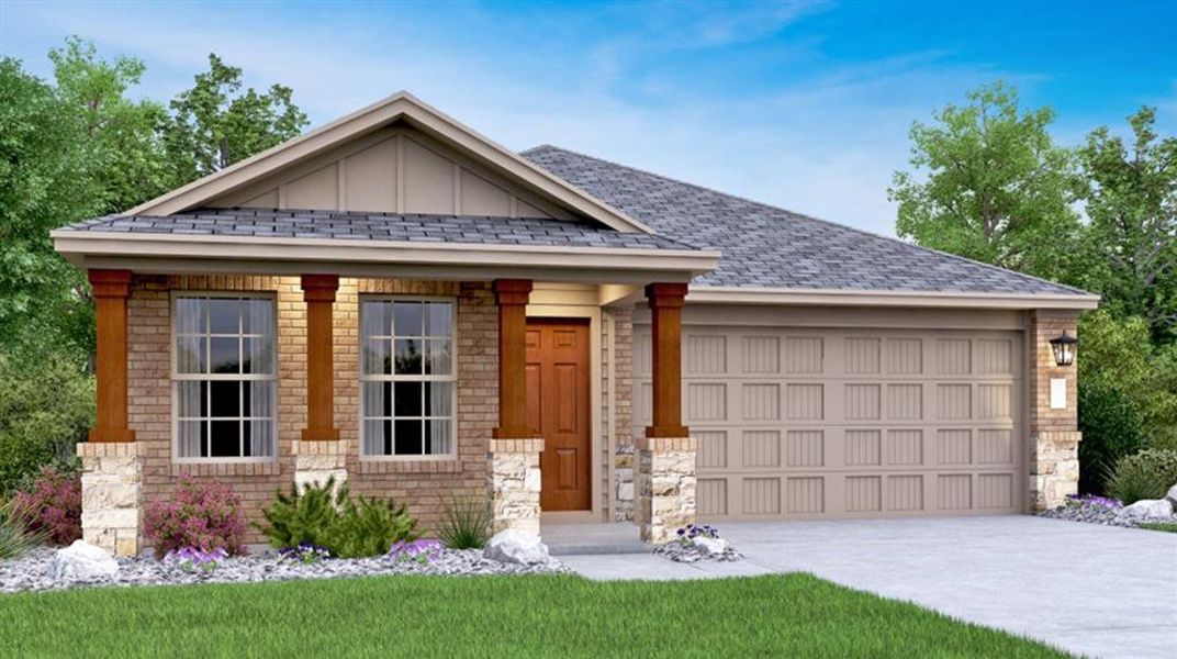 New construction Single-Family house 450 Doherty, Kyle, TX 78640 Collins- photo