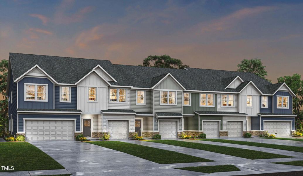 New construction Townhouse house 1212 Bessie Court, Wake Forest, NC 27587 Wilmington - photo