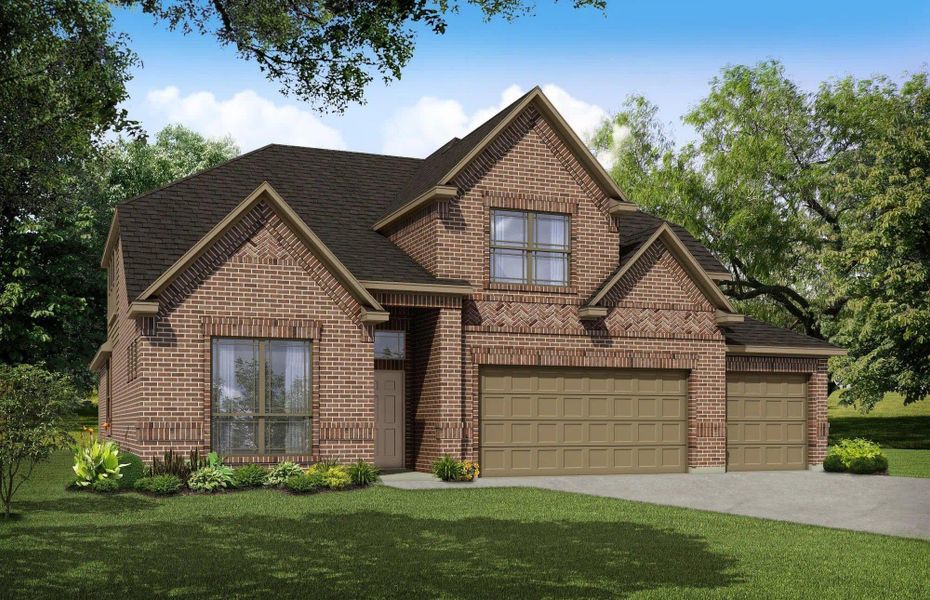 Elevation A | Concept 3015 at Silo Mills - Signature Series in Joshua, TX by Landsea Homes