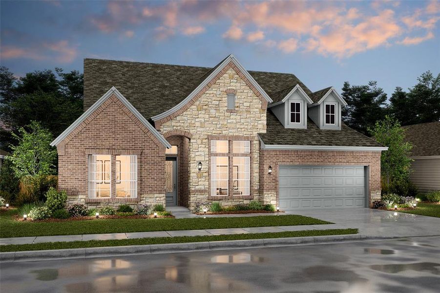 Stunning Glasgow home design with elevation QA built by K. Hovnanian Homes in beautiful Westland Ranch. (*Artist rendering used for illustration purposes only.)