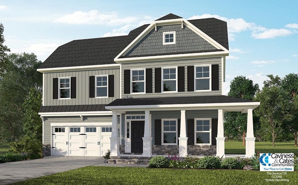 New construction Single-Family house 115 Vast View Way, Youngsville, NC 27596 - photo
