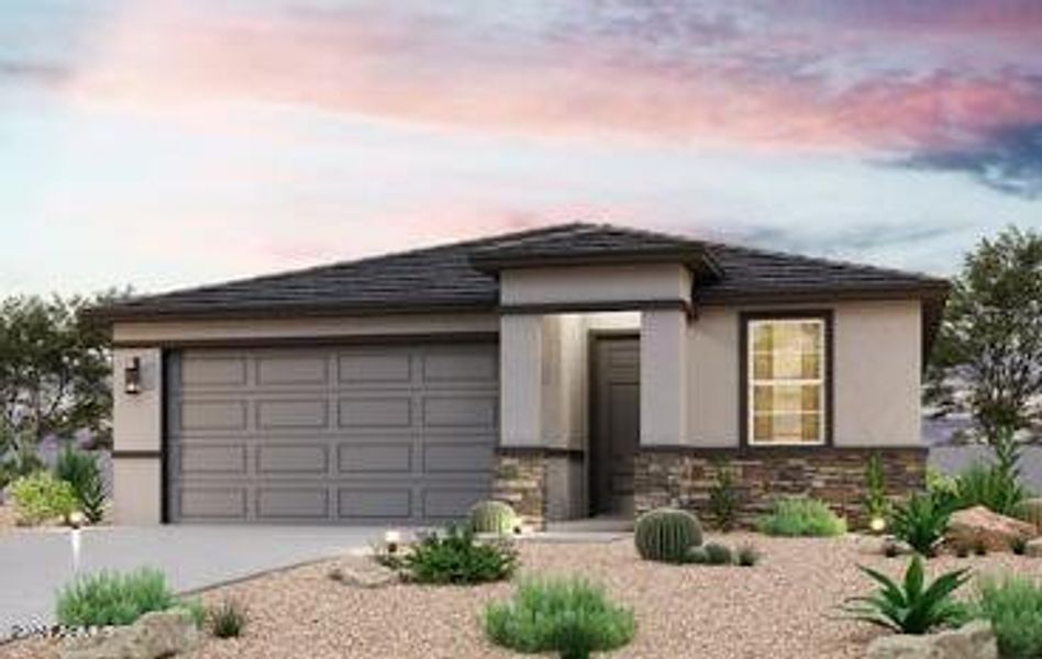 New construction Single-Family house 2515 E Monument Canyon Avenue, Apache Junction, AZ 85119 Plan 21- photo