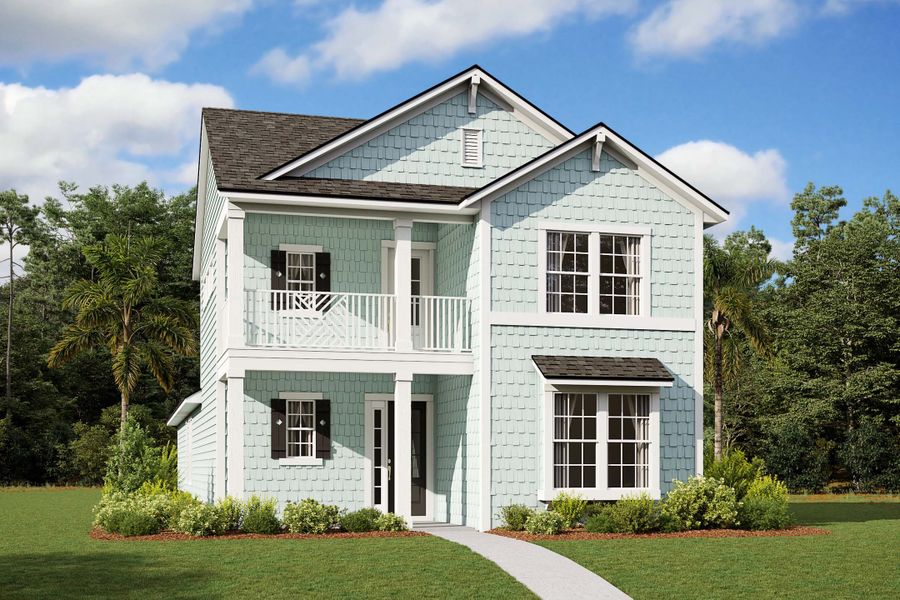 New construction Single-Family house The Clermont at Seabrook Village, 78 Sienna Palm Drive, Ponte Vedra Beach, FL 32081 - photo