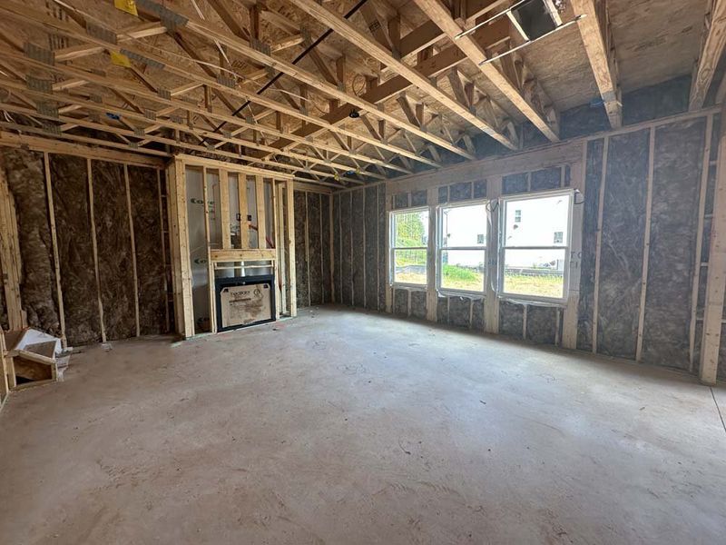 Family Room Construction Progress