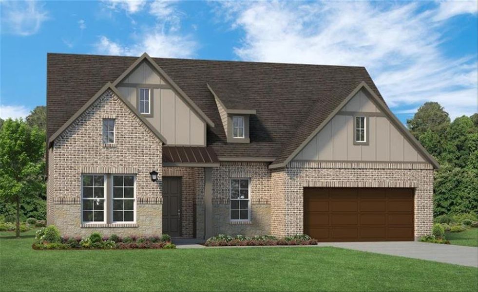New construction Single-Family house 2017 Huntwick Way, Rockwall, TX 75087 Monet - photo