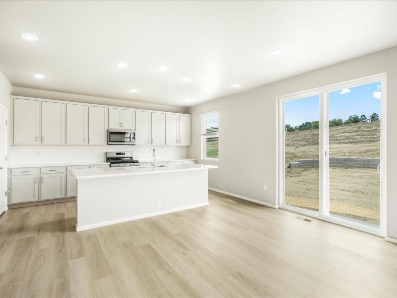 The Kenosha floorplan interior image taken at a Meritage Homes community in Northern, Colorado.