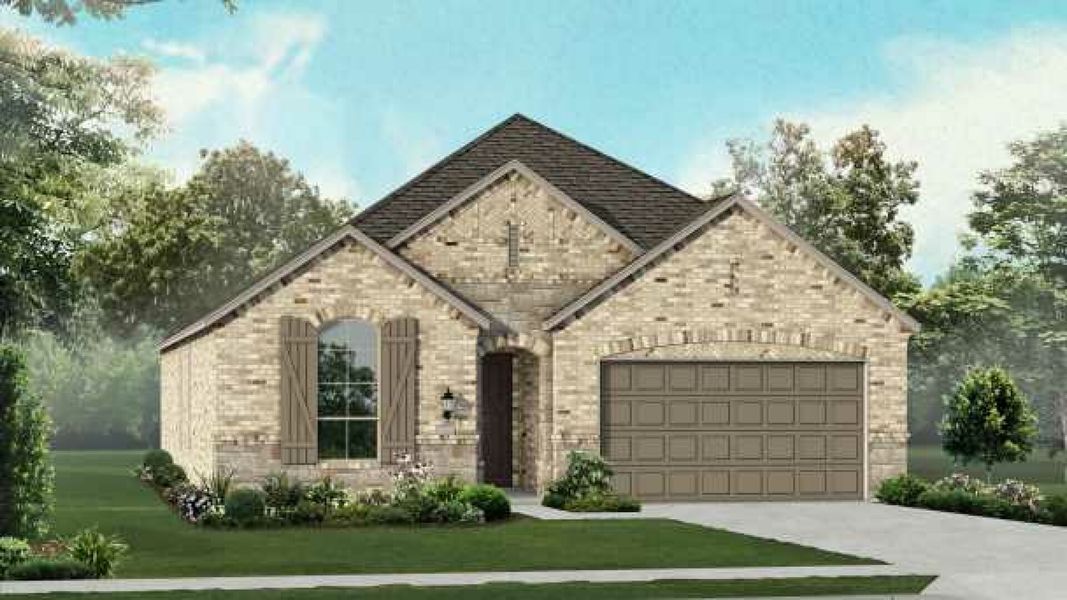 New construction Single-Family house Ashwood Plan, 208 North Eagle Point Road, Van Alstyne, TX 75495 - photo