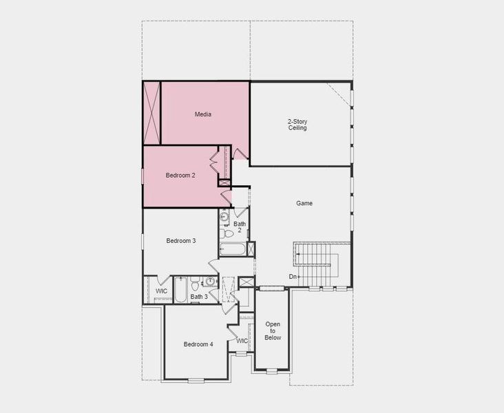 Structural options added include: Two downstairs additional bedrooms with baths, media room, extended owner's suite, covered outdoor living and soaking tub in owner's suite.