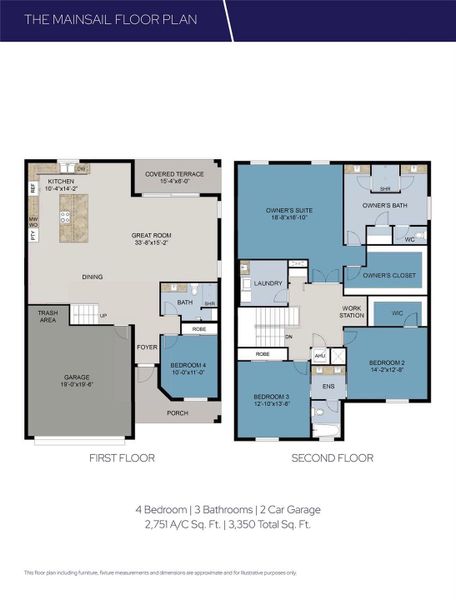 Mainsail Floorplan