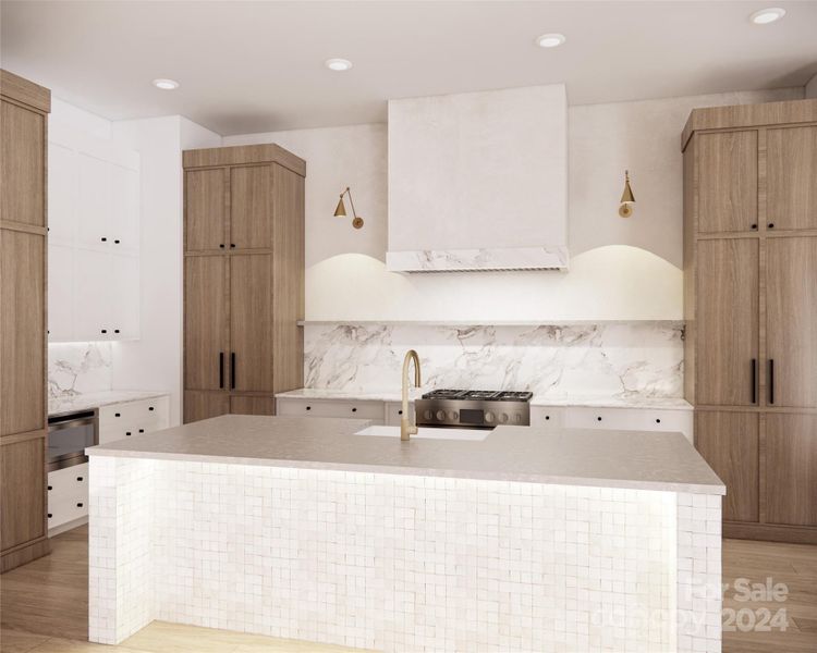 Gourmet Kitchen with Hidden Scullery