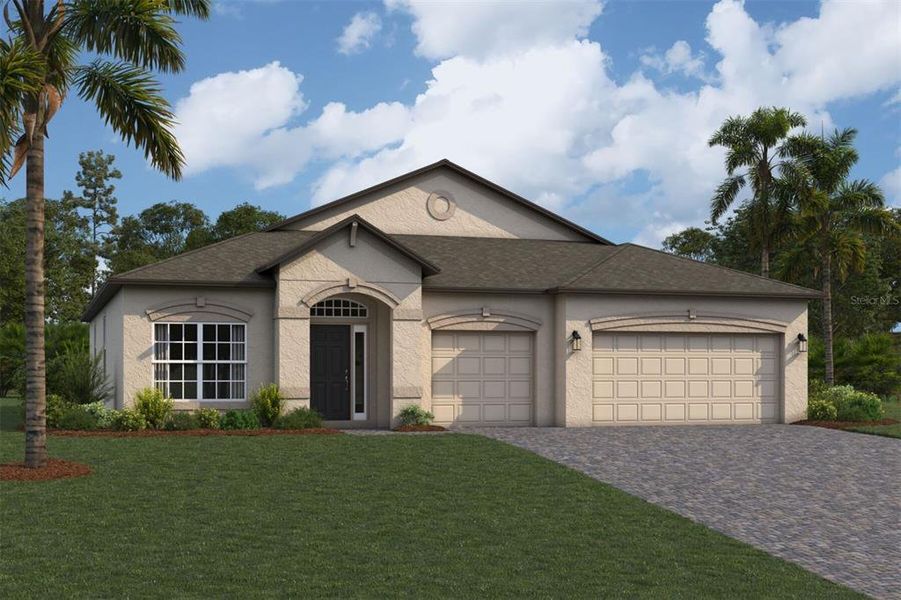 New construction Single-Family house 33258 Sycamore Leaf Drive, Wesley Chapel, FL 33545 - photo