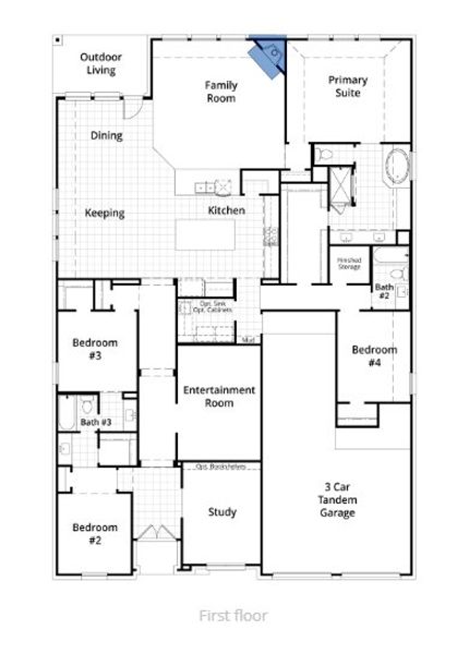 New construction Single-Family house 216 Plan, 4001 Linear Drive, Celina, TX 75078 - photo